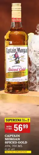Biedronka Rum Captain Morgan Spiced Gold oferta