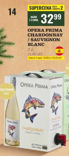 Biedronka Wino Opera Prima Sauvignon Blanc oferta