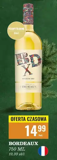 Biedronka Wino półwytrawne Bdx Bordeaux oferta