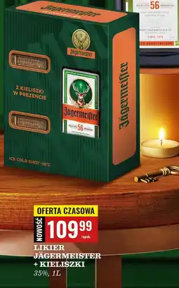 Biedronka Likier z kieliszkami Jagermeister oferta