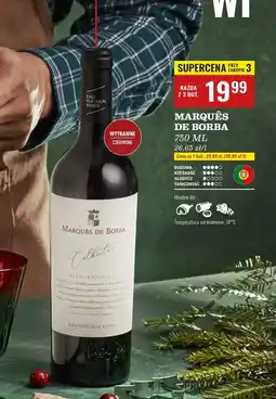Biedronka Wino Marques De Borba Alentejo oferta