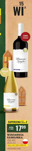 Biedronka Wino Winiarnia Zamojska Gruszka oferta