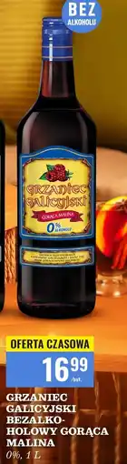 Biedronka Gorąca malina bezalkoholowy Grzaniec Galicyjski oferta