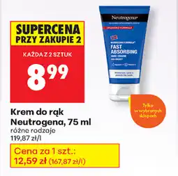 Biedronka Krem do rąk Neutrogena oferta