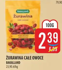 MOKPOL Żurawina całe owoce bakalland oferta