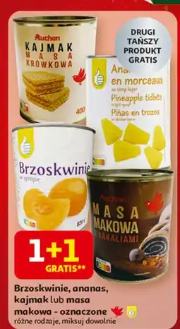 Auchan Masa makowa z bakaliami Auchan Różnorodne (Logo Czerwone) oferta