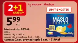 Auchan Masło ekstra Auchan Różnorodne (Logo Czerwone) oferta