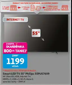 Auchan Telewizor 55'' 55pus7609 Philips oferta
