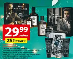 Auchan Zestaw w pudełku perfect men set: szampon do włosów 200 ml + żel pod prysznic Hiskin oferta