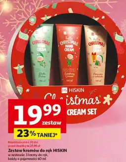 Auchan Zestaw kremów do rąk Hiskin oferta