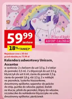 Auchan Kalendarz adwentowy unicorn oferta