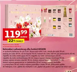 Auchan Kalendarz adwentowy dla kobiet Hiskin Zestaw oferta