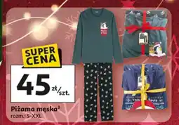Auchan Piżama męska świąteczna s-2xl Inextenso By Auchan oferta