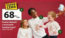 Auchan Sweter damski świąteczny oferta