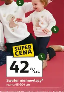 Auchan Sweter niemowlęcy rozm. 68-104 cm oferta