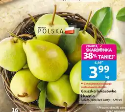 Auchan Gruszka lukasówka oferta