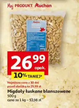 Auchan Migdały blanszowane Auchan Różnorodne (Logo Czerwone) oferta