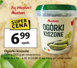 Auchan Ogórki kiszone Auchan oferta