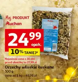 Auchan Orzechy włoskie łuskane Auchan oferta