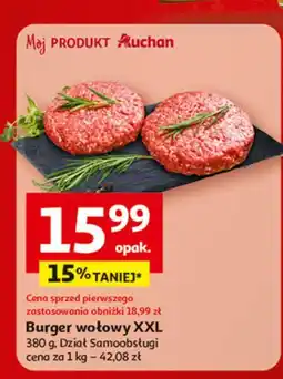 Auchan Burger wołowy Auchan oferta