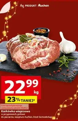 Auchan Karkówka wieprzowa w przyprawach oferta