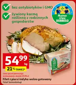 Auchan Filet z indyka wolno gotowany Auchan Pewni Dobrego oferta