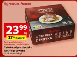 Auchan Sztuka mięsa z indyka wolno gotowana Auchan oferta