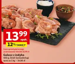 Auchan Gulasz z indyka oferta