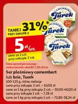Auchan Serek camembert z grzybami Turek oferta