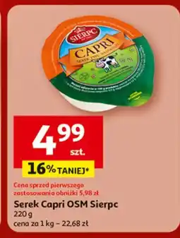 Auchan Serek typu włoskiego capri Sierpc oferta