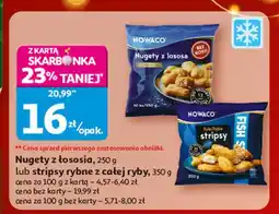 Auchan Nugety z łososia Nowaco oferta