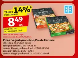 Auchan Pizza z kurczakiem i szpinakiem Iglotex Proste Historie Bistro oferta