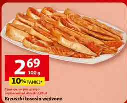 Auchan Brzuszki wędzone z łososia oferta