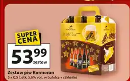 Auchan Zestaw 5 piw + pokal Kormoran oferta