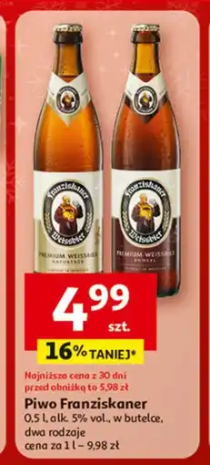 Auchan Piwo Franziskaner Hefe-Weissbier Dunkel oferta