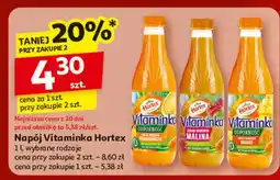Auchan Sok marchew-jabłko-banan-mango Hortex Vitaminka oferta