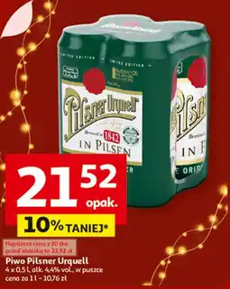 Auchan Piwo Pilsner Urquell oferta
