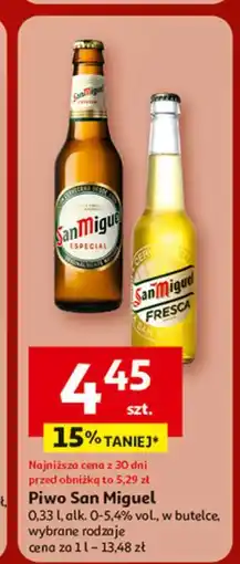 Auchan Piwo San Miguel Fresca oferta