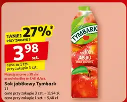 Auchan Sok jabłkowy Tymbark oferta