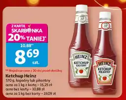 Auchan Ketchup pikantny Heinz oferta