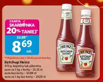 Auchan Ketchup pikantny Heinz oferta