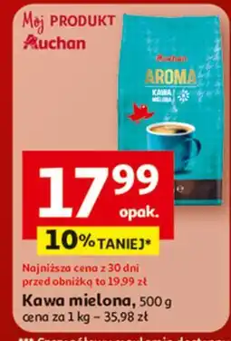 Auchan Kawa aroma Auchan Różnorodne (Logo Czerwone) oferta