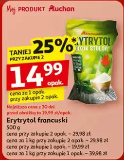 Auchan Erytrytol Auchan oferta