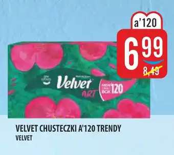 Velvet chusteczki a'120 trendy velvet