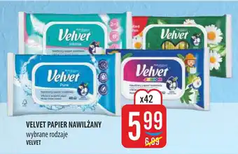 Velvet papier nawilżany velvet