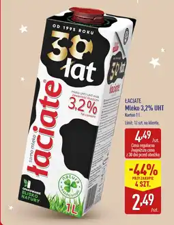 ALDI ŁACIATE Mleko 3,2% UHT oferta