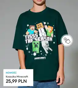 Sinsay Koszulka Minecraft oferta