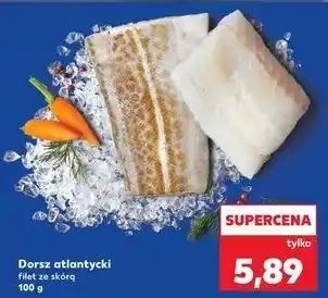 Dorsz atlantycki filet ze skórą