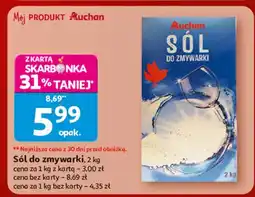 Auchan Sól do zmywarek Auchan oferta