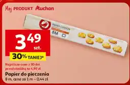 Auchan Papier do pieczenia 8 m Auchan oferta